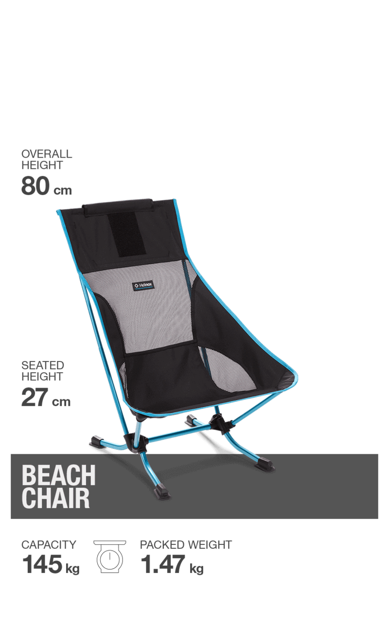 Helinox Beach Chair Blue Mesh